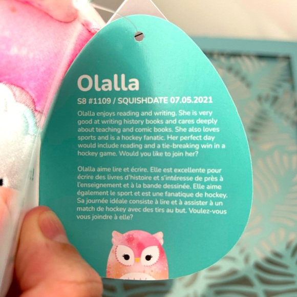 Olalla 8” Owl Squishmallow BNWT - Picture 5 of 5